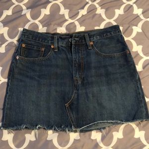 Levi’s denim mini skirt